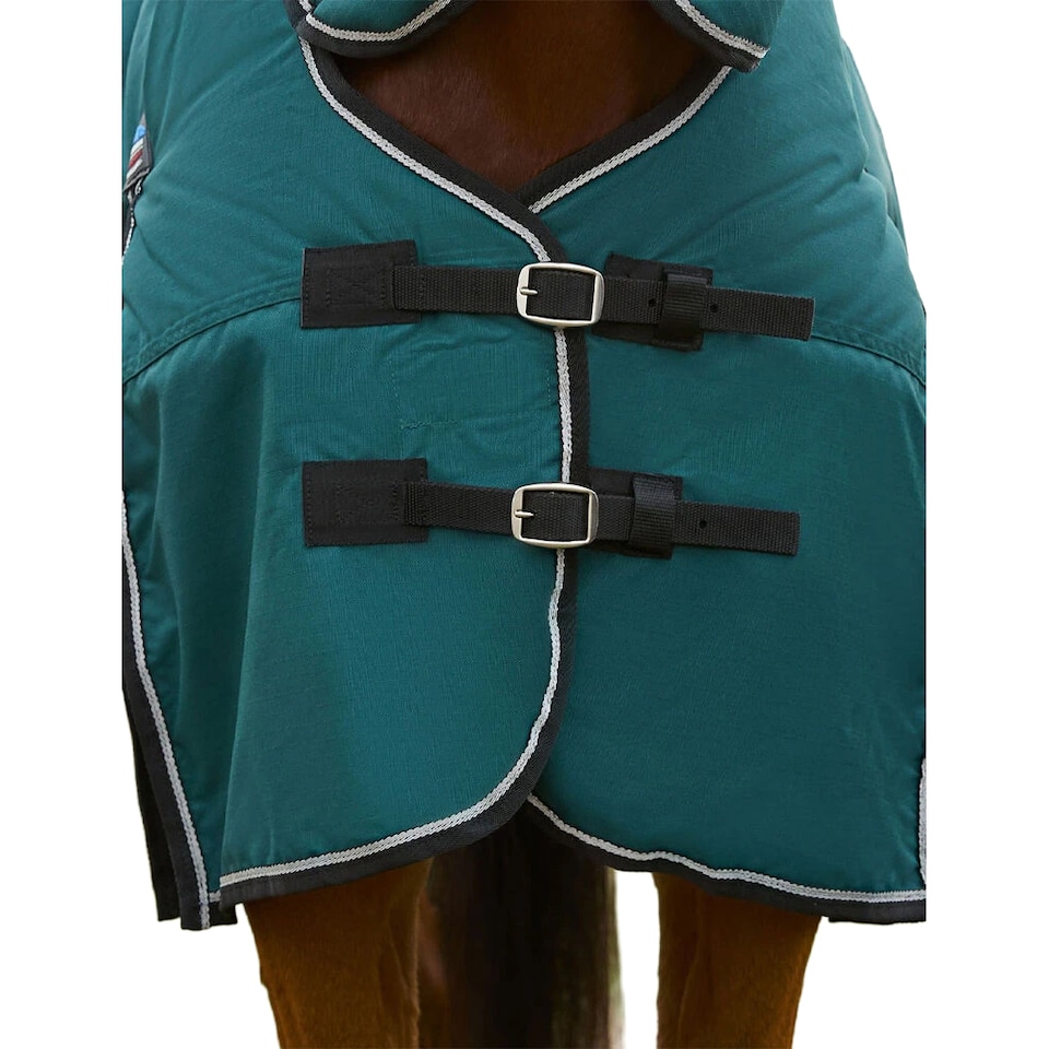 image 1 of Weatherbeeta Comfitec Classic Combo Neck 360g Horse Turnout Rug | Green | Forest Green/Black | 5Ft | 1
