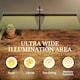 image 5 of HOMCOM Double Head Table Lamp with 3 Colour Modes & 10 Dimmable, Black | Black | 61W x 5.5D x 64H cm
