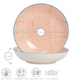 image 3 of Nicola Spring Hand-Printed Pasta Bowls - 22cm - Orange - Pack of 6 Multi