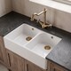 image 3 of Balterley Fireclay Kitchen Bundle - 2 Bowl Full Weir Butler Sink with Wastes & French Classic Tap | White | White | 3
