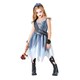 image 1 of Bristol Novelty Miss Halloween Gothic Costume - Blue/Silver/Black - 5-6 Years 5