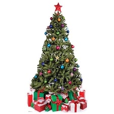 Christmas Tree Star Mini Cardboard Cutout 88cm