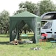 image 2 of Outsunny 2mx2m Pop Up Gazebo Party Tent Canopy Marquee with Storage Bag Green