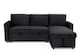 image 1 of The Tranquilo 3 Seater Sofa Bed in Black or Navy | Black | One Size