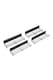 image 1 of Living and Home 4-Piece Magnetic Fridge Storage Rack with Hooks