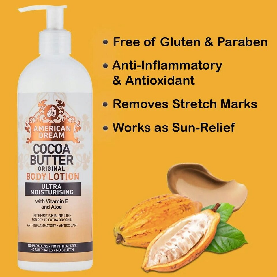 image 1 of American Dream Cocoa Butter Original Ultra Moisturising Body Lotion | Cream
