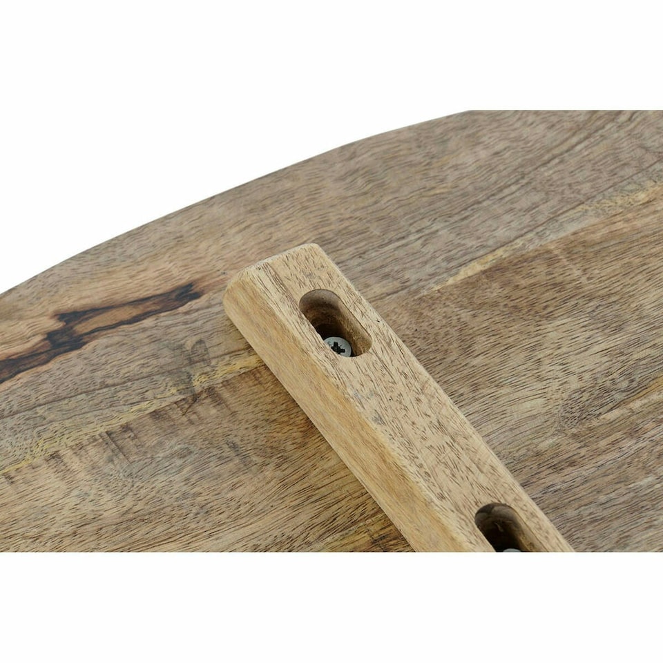 image 1 of Side table DKD Home Decor Brown Black Metal Mango wood 95 x 95 x 40 cm 93,5 x 93,5 x 40 cm