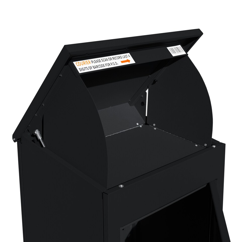 image 1 of Black Anti-Theft Parcel Post Box