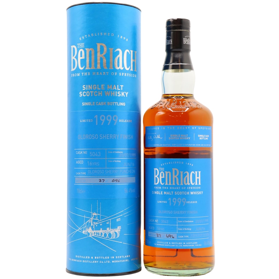 Benriach - Oloroso Sherry Single Cask No. 5043 1999 16 year old Whisky