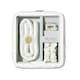 image 1 of Silk Addict 100% Mulberry Silk Heatless Curlers Set - Ivory