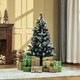 image 2 of HOMCOM 4FT Artificial Snow Dipped Christmas Tree Xmas Decoration