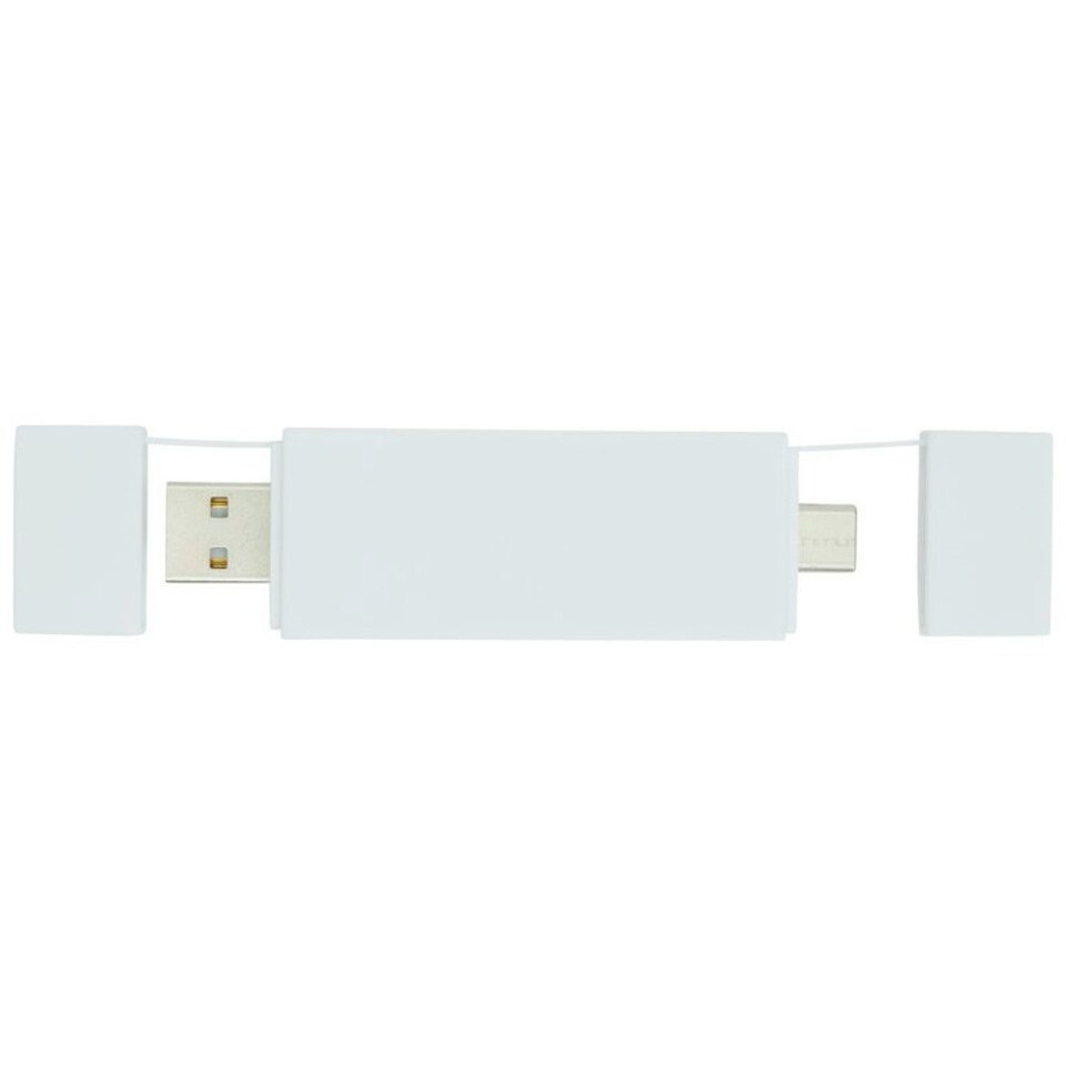 image 1 of Bullet Mulan Double USB Socket - White - One Size