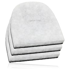 SPARES2GO Air Purifier Carbon Filters compatible with Ebac 2000e 2200e 2400e 2600e 2600ex 2650e 2800e 2800ex 2850e (Pack of 3)