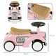image 3 of AIYAPLAY Foot to Floor Slider with Steering Wheel, for Ages 12-36 Months -  Pink