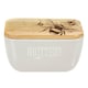 image 1 of The Just Slate Company Bee White Butter Dish
