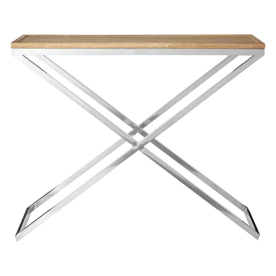 image 1 of Sleek Console Table, Modern Design Hallway Table For Hallway, Distinctive Sofa Table For Livingroom Gold