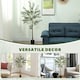 image 8 of HOMCOM Indoor Artificial Plant, Faux Potted Silk Olive Tree, 150cm 5ft