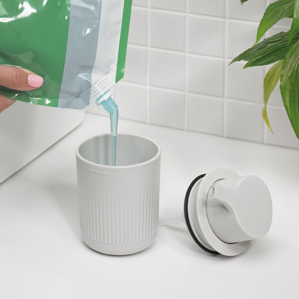 image 1 of Reborn Bathroom Soap Dispenser 250ml - Stone
