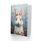 image 2 of Cute Bunny Red Wildflowers Girl Boy Kids Daughter Son Birthday Card