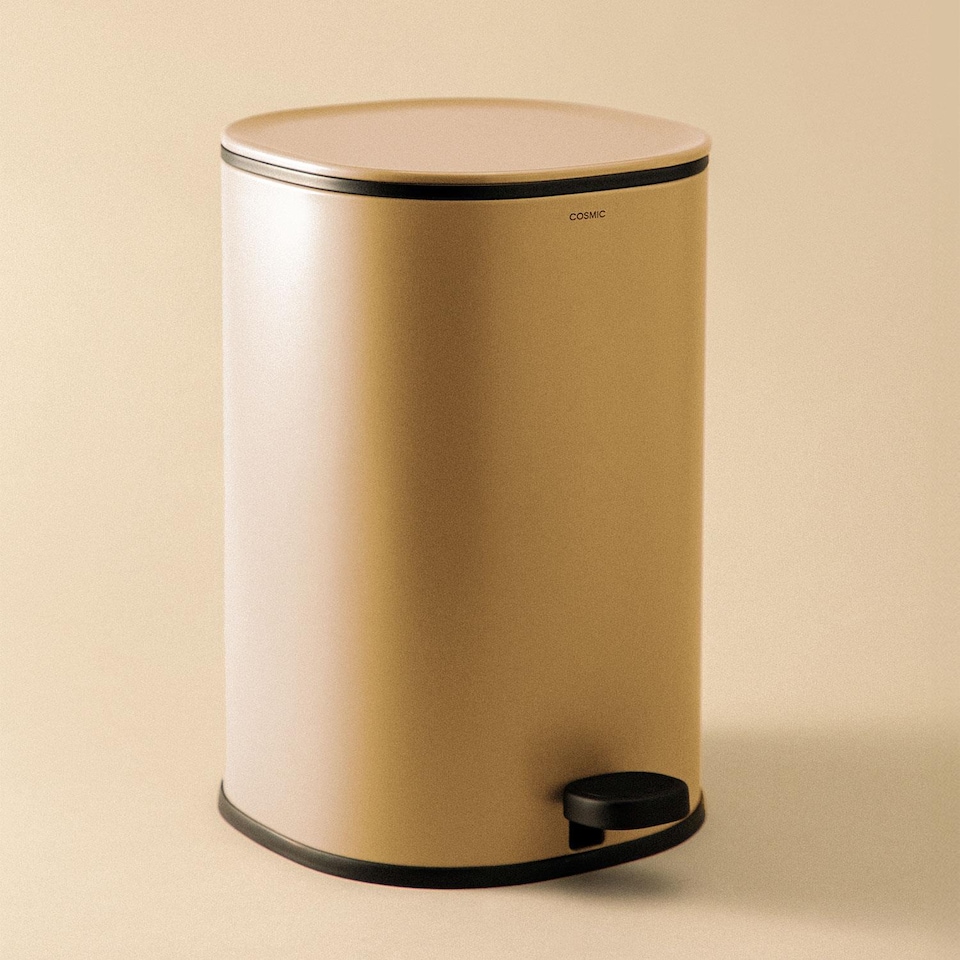 image 1 of COSMIC Bathroom Bin Trash Can 5L Pedal Soft-close Mandarin Essentials Collection