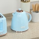 image 7 of HOMCOM Kettle and Toaster Set 1.7L Kettle & 2 Slice Toaster Set, Light Blue | Blue