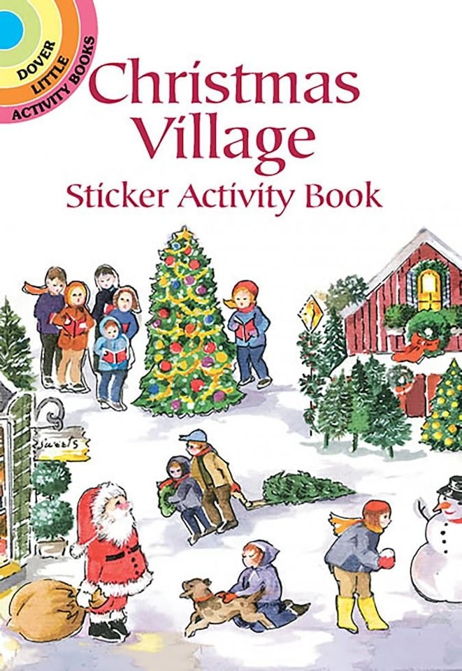 Christmas Village Sticker Activity Book by Joan O'Brien  - Little Activity Books