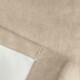 image 4 of Hampton Cream Velvet Curtains 90 x 90 inch (229 x 229 cm) 100% Blackout Eyelet Thermal Noise Reducing Curtains for Bedroom and Living Room