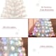 image 8 of HOMCOM 3FT Pre-Lit Artificial Christmas Tree w/ Fibre Optic Xmas -White