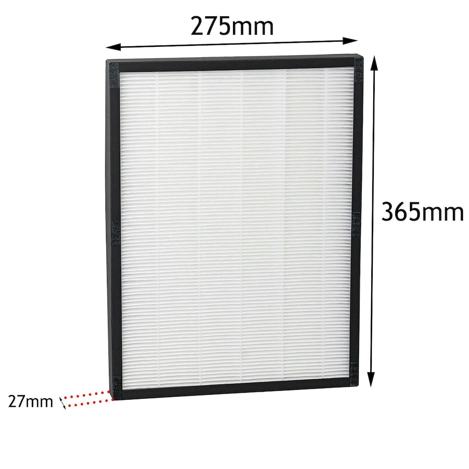 image 1 of SPARES2GO Carbon HEPA Filter Kit compatible with Vax AP02 AP05 Air Purifier (Type 114, Pack of 3 Filters)