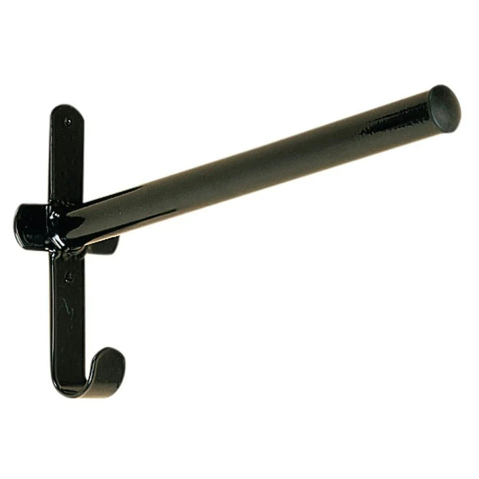 image 1 of Stubbs Fixed Poled Saddle Rack - Black - One Size