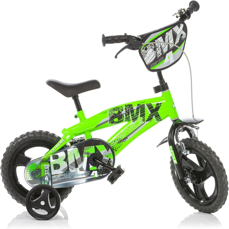 Dino BMX 12" Kids Bike - Green