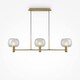 image 1 of Maytoni Vision Modern 3 Light Bar Pendant Ceiling Light Gold E14