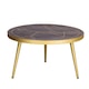 image 5 of Jusleen Solid Mango Wood Round Coffee Table Brown