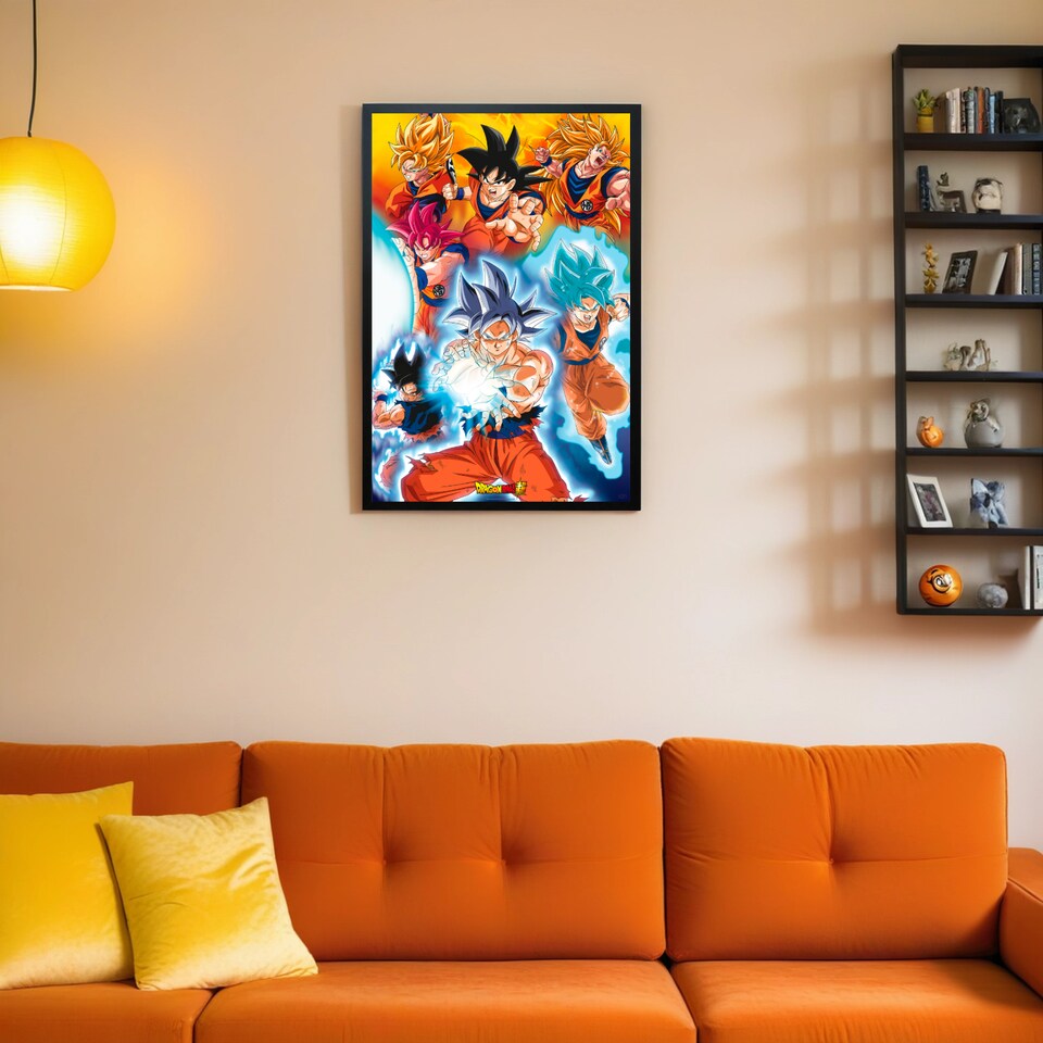 image 1 of Dragon Ball Goku's transformations 61 x 91.5cm Maxi Poster