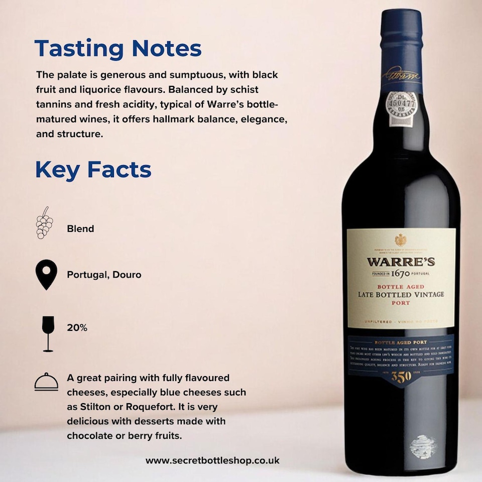 image 1 of Warre's - Bottle Matured Late Bottled Vintage 2011 Port