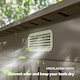 image 6 of Outsunny 8 x 4FT Metal Garden Storage Shed with Double Doors, Light Grey 