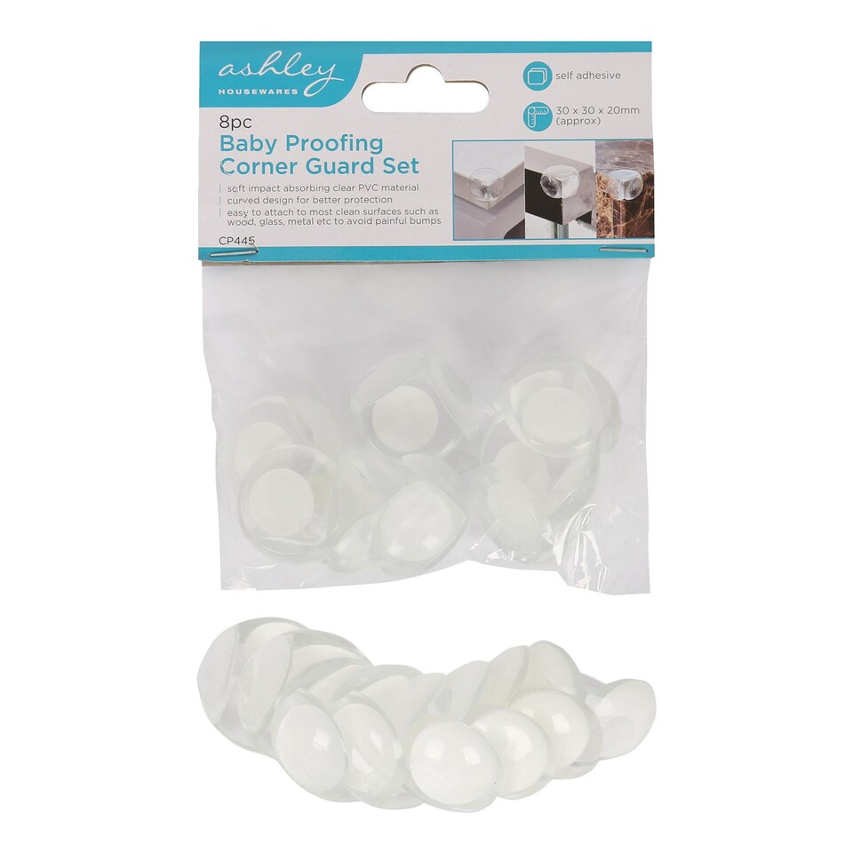 image 1 of Ashley Baby Corner Protectors - 30mm - Pack of 16