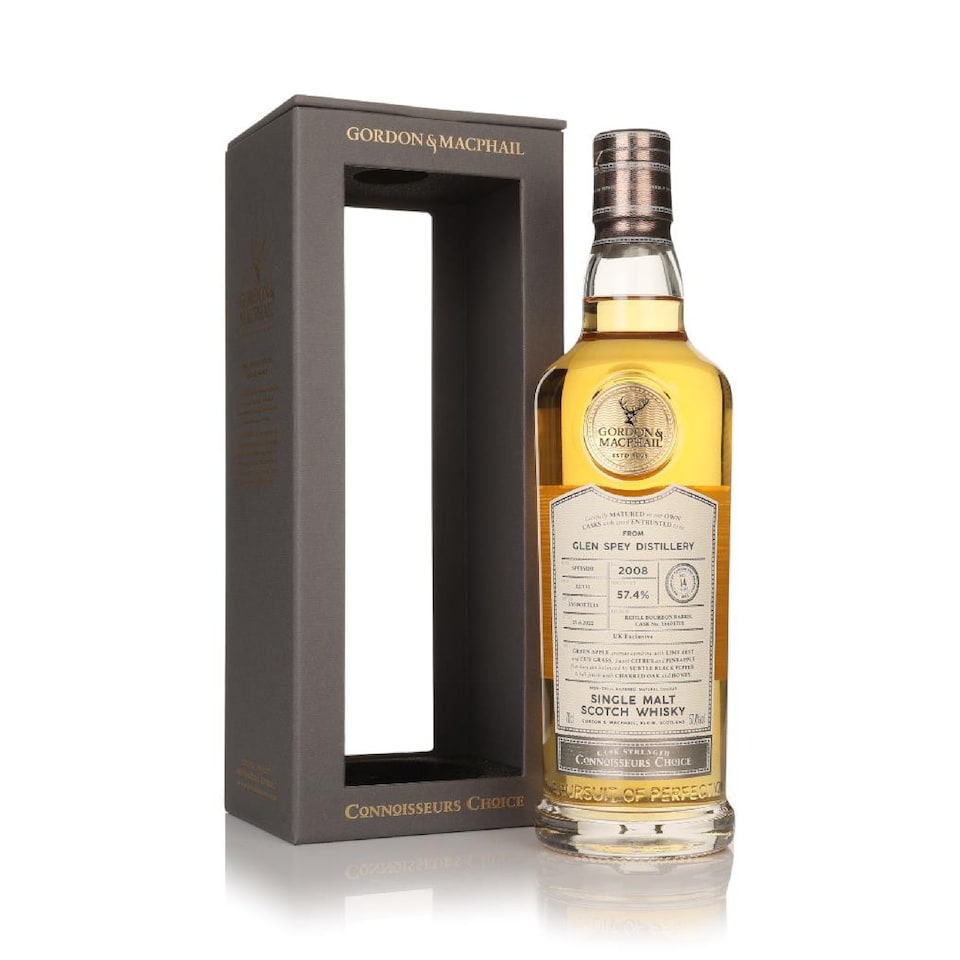 image 1 of Glen Spey - Connoisseurs Choice Single Cask No. 16601701 2008 15 year old Whisky | Multi | Green apples, limes zest, mown grass, Sweet citrus, pineapple, black pepper, Charred oak, honey | 1