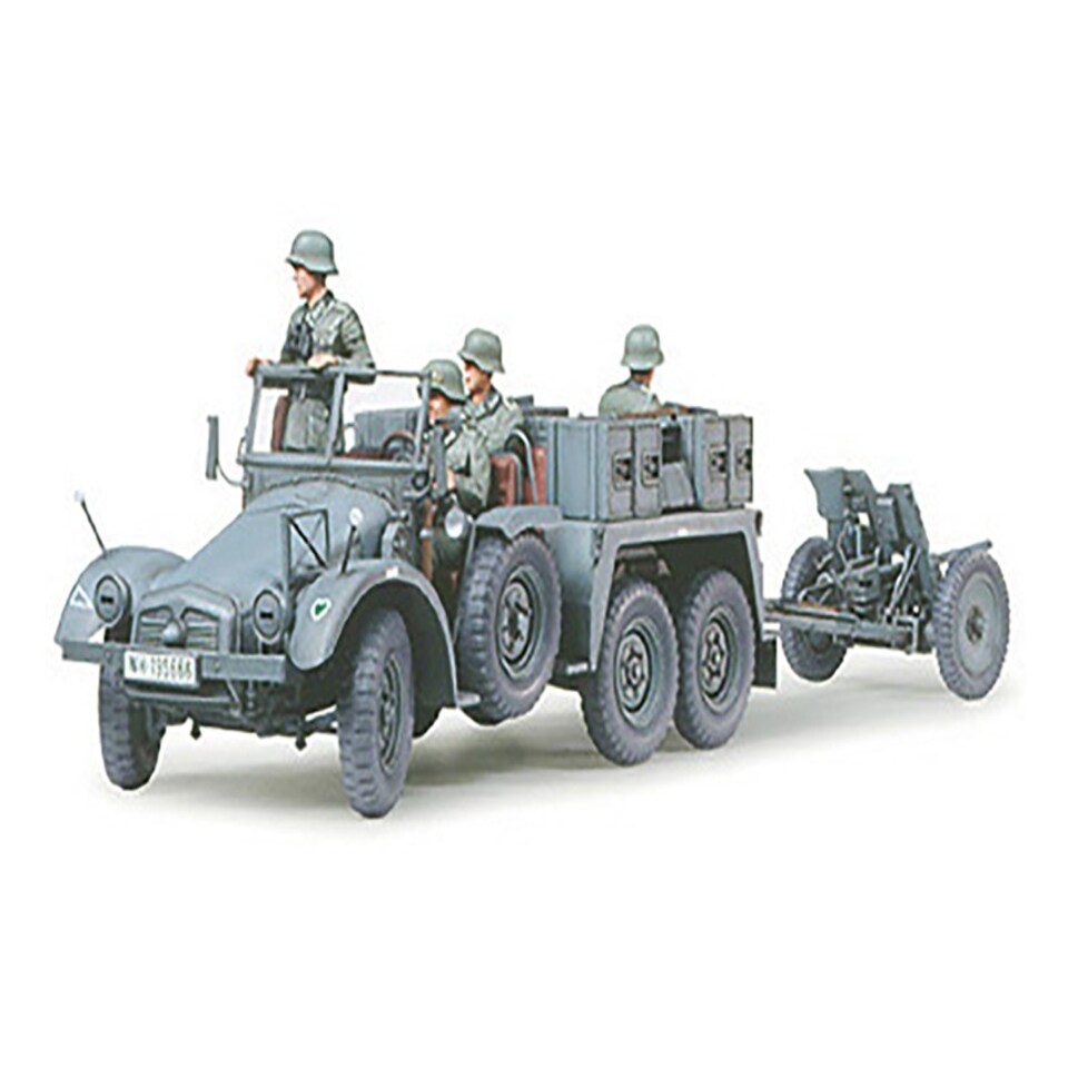 Tamiya German Krupp Protze 1t 6x4 Kfz.69 Tow Truck 3.7cm Pak(1:35)