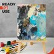 image 3 of 30x40cm Blank White Flat Stretched Board Art Canvas By Janrax
