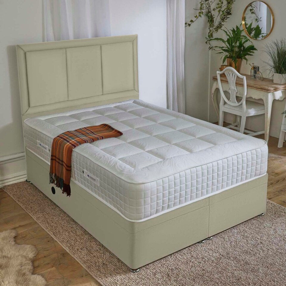image 1 of Torino 1000 Pocket Sprung and Memory Foam 25cm Small Single White | Small Single