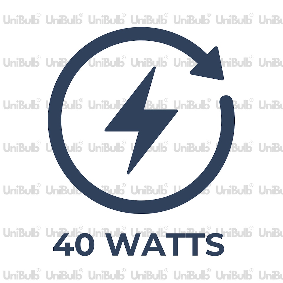 image 1 of UniBulb B22 GLS 40W 1000K Fireglow Red Light Bulb - Pack of 2 | Red | 2