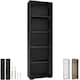 image 6 of Bookshelf Lexi - Bookcase with 5 shelves Brown | Light Wood