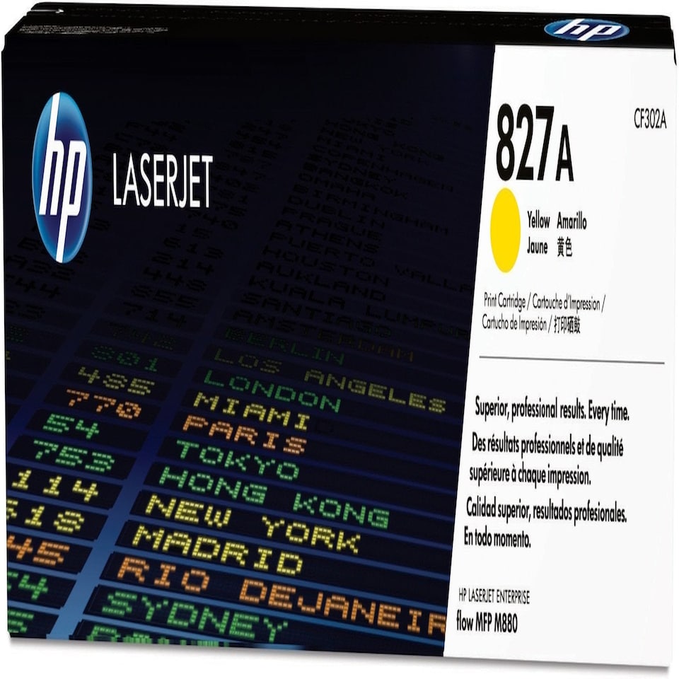 HP 827A Yellow Standard Capacity Toner 32K pages for HP Color LaserJet Enterprise M880 - CF302A N/A