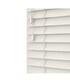 image 1 of 240cm Fog White Wooden Venetian Blinds With Strings (130cm drop) | White | White
