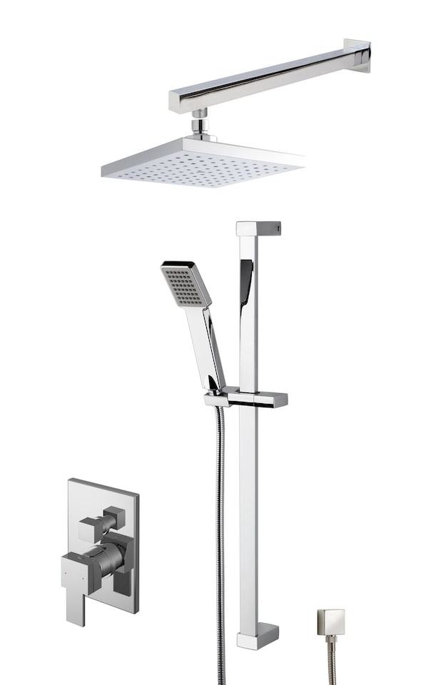 Balterley Contemporary Concealed Shower Valve Set Square - Manual Valve - SANMV12