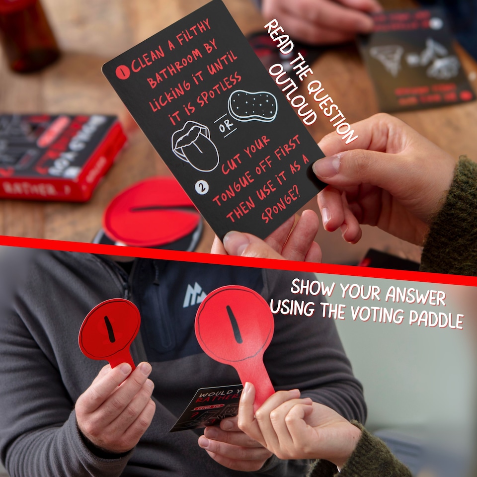 image 1 of Would You Rather Card Game - Adult Party Games