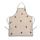 image 1 of Meg Hawkins Cotton Apron - Bee White