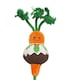 image 2 of House Of Paws Carrot Cake Christmas Dog Toy - Orange/Green - One Size
