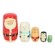 image 1 of Something Different Matryoshka Doll Christmas Doll Set - Multicoloured - One Size